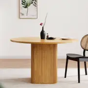 Tate 4 Seater Column Dining Table in Natural