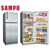 在飛比找樂天市場購物網優惠-SAMPO聲寶 535L鋼板系列 變頻雙門冰箱冰箱 SR-B