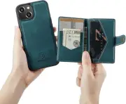 for iPhone 15 Case,for iPhone 15 Back Case[ Detachable Card Slots ] PU Leather