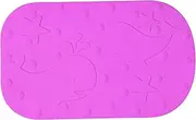 RYNND Bath Mats for Tub Kids - Non-Slip Bathtub mat Bathroom Kids Mat for Toddler Baby Kids, Anti Slip Bathroom Shower Mats for Floor, Small Size 16.5 X 9.8 (Purple)