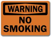 Warning Sign - No Smoking - 10" x 14" OSHA Safety Sign