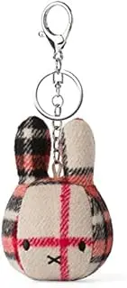 [マークスインターナショナル] BON TON TOYS BTT-023BE Gift Miffy Check Bag Charm Keychain Beige