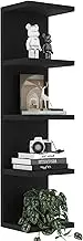 5 Tier Lack Floating Shelf, Black Wall Shelf Unit,Display Shelf