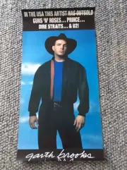 GARTH BROOKS LARGE ORIGINAL POSTER FROM YEARS AGO