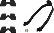 Electric Scooter Back Fender Bracket Rear Mudguard, for Xiaomi, M365 1s PRO Front Fork Damping Rubber Pad Fold Cushion Parts Skateboard Mudguard(Black)