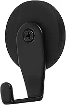 Magnetic Door Wreath Holder Versatile Magnetic Hooks for Metal Surfaces for Kitchen Bathroom Use Easy Installation Surface Friendly Design Right Angle Hook