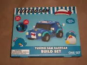 New HELLO KITTY TUXEDO SAM RACECAR 125 PIECE BUILD SET w/ FIGURE