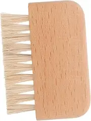 SAFIGLE Nail Cleaning Brush with Wooden Handle Portable Fingernail Toe Brush for Manicure Gentle Nail Duster for Cleaning for Home Salon Use