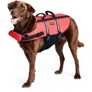 ZippyPaws Adventure Dog Lifejacket, Swimming Vest for Dogs & Puppies, Red XL