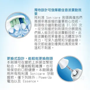 PHILIPS 飛利浦 Sonicare 智能感應 牙菌斑清除刷頭 HX9023/67