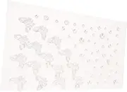 WRITWAA 1Sheet Eye Gems Stickers for Makeup Crafts Self Adhesive Facial Gems Decal Sparkling Body Jewels for Daily Glamour for Nail Art Phone Decoration Easy Application