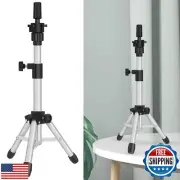 ZQIAN BEAUTY MINI Wig Stand Tripod, 25 Inch Adjustable Mannequin Head Stand,