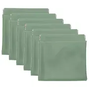 6 Pcs Cosmetic Bag for Purse Makeup Mini Leather Pocket Bag Coin Pouch Green