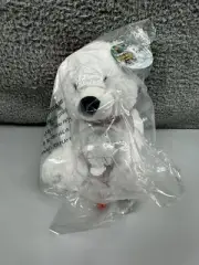 Macy’s Xmas Polar Bear Plush / We Wish You A Merry Christmas Sound N’ Light NWT