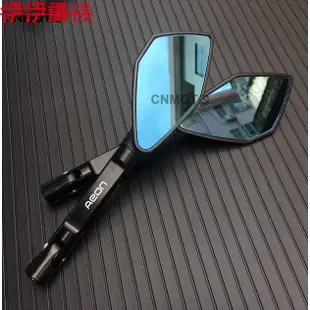 【伊伊】適用於  宏佳騰 ( OZ150 OZS ES150 )  改裝鋁合金後視鏡電機桿端鏡 後視鏡 摩托車側鏡後照鏡