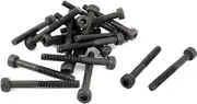 uxcell M4 x 35mm 12.9 Alloy Steel Hex Socket Head Cap Screws Bolt Black 20pcs