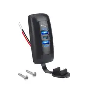 1PC 12-24V Dual USB QC&PD 3.0 Car Boat RV Fast Charger Socket Power Outlet Panel