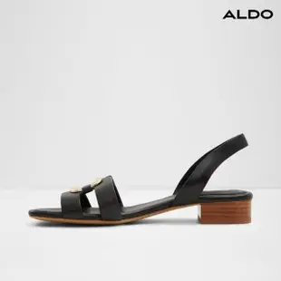 【ALDO】EBALAVER-魅力鏤空低跟涼鞋-女鞋(黑色)