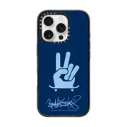 iPhone 16 Pro Impact Case RM Peace Sign Skateboard