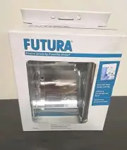 NEW Vintage FUTURA FRANKLIN BRASS Chrome D2498 Recessed SOAP DISH HOLDER