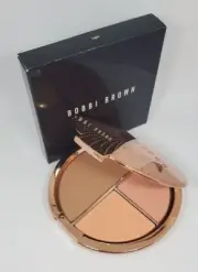 Bobbi Brown Face & Cheek Palette - LIGHT - Bronzing Powder Blush Illuminating