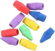 10Pcs Multicolor Pencil Top Erasers, Eraser Caps, Erasers for Pencil Top, Pencil Erasers for Kids, Cap Erasers Pencil-Top Erasers and Correction Products