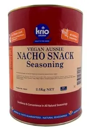 Krio Krush Seasoning Nacho Snack Aussie Vegan 2.5kg x 1