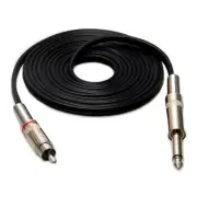Black 2.4M 8' FT Soft Silicone Tattoo Power Supply RCA Cord for Tattoo Machine