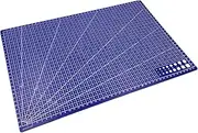 A3 Cutting Mat Single-Sided Cutting Board Cut Pad DIY Tool with Clear Grid Lines Angles for Scrapbooking Art and Craft Projects Blue A3