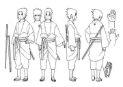 Anime naruto outline shippuden uzumaki uchiha sasuke Playmat Gaming Mat Desk