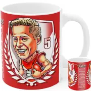 Isaac Heeney Mug - Sydney Swans - Art by Brocker
