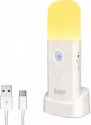 Motion Sensor Lights Indoor，Rechargeable Portable LED Night Light with USB Cable,Cordless Wall Light with Auto/On/Off for Cupboard, Wardrobe, Closet, Kitchen, Stairs, Bedroom, Hallway