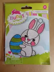 DIY Makit & Bakit Easter Bunny Egg Stained Glass Suncatcher Kit Kids Craft