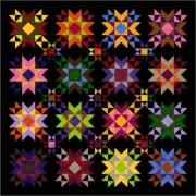 QUINTESSENTIAL STARS - 59" x 59" - Quilt-Addicts Pre-cut Patchwork Quilt Kit
