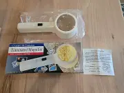 NEW With Box Balloon Superbrite Illuminated Stand & Hand Held Magnifier 75mm