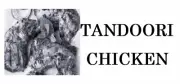Chicken Tandoori, Label, Commercial, Food, B/W, Meat Takeaway, Asian, Indian