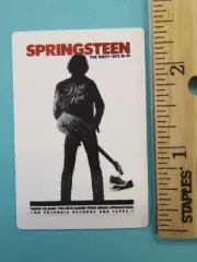Music STICKER: BRUCE SPRINGSTEEN Poster for Concert at The ROXY 1975