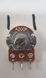 A200k Logarithmic Taper PCB mount 3 Terminal Amp Guitar Effects Pedal