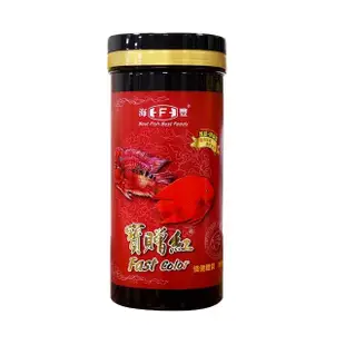 【海豐飼料】寶贈紅-血鸚鵡•慈鯛科增艷極品飼料 小粒580g(適合血鸚鵡、慈鯛科、一般熱帶魚食用)