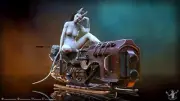 Ash NSFW Ritual Casting Statue 3D Print Unpainted Unassembled