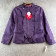 New cleather look girls jacket Size XL (16)