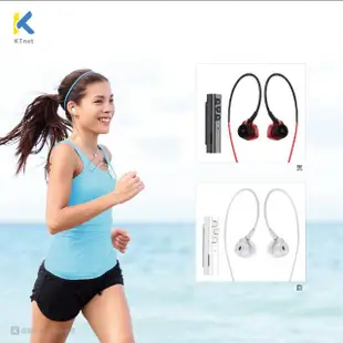 【KTNET】EB100 藍牙5.1領夾插卡式+運動耳機 黑