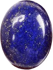 [Kirti Sales] Gems Lajward Stone Original | Natural Lapis Lazuli | Lajwart | Rantna | Pathar | Gemstone | Ring Size | Pendant Size | 11.25 Ratti, Natural Lapis Lazuli Lajward Stone Loose Gemstone, Lapis