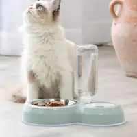 在飛比找Yahoo奇摩購物中心優惠-寵物碗 喝水碗 飼料碗 貓碗 狗碗 自動飲水器 不鏽鋼碗 寵
