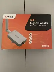 SUNHANS 2.4GHz 4000mW (36dBm) Wireless WiFi R/C Antenna Signal Booster Open Box