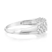 Luminesce Lab Grown 1 Carat Diamond Ring in Sterling Silver, Q