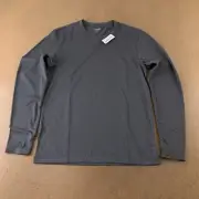 Old Navy Active Men's Small Charcoal Go-Dry Cool Core Long-Sleeve T-Shirt NWT