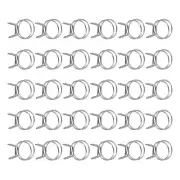 30Pcs 28mm/1.1inch Double Wire Spring Hose Clamp, Adjustable Spring Clips