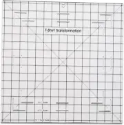 T-Shirt Transformation Quilting Ruler and Template