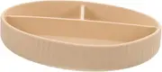 Ipetboom Portion Control Divided Dinner Tray Non Slip Plate for Adults for Camping Picnics Home School Cafeteria and Restaurant Use